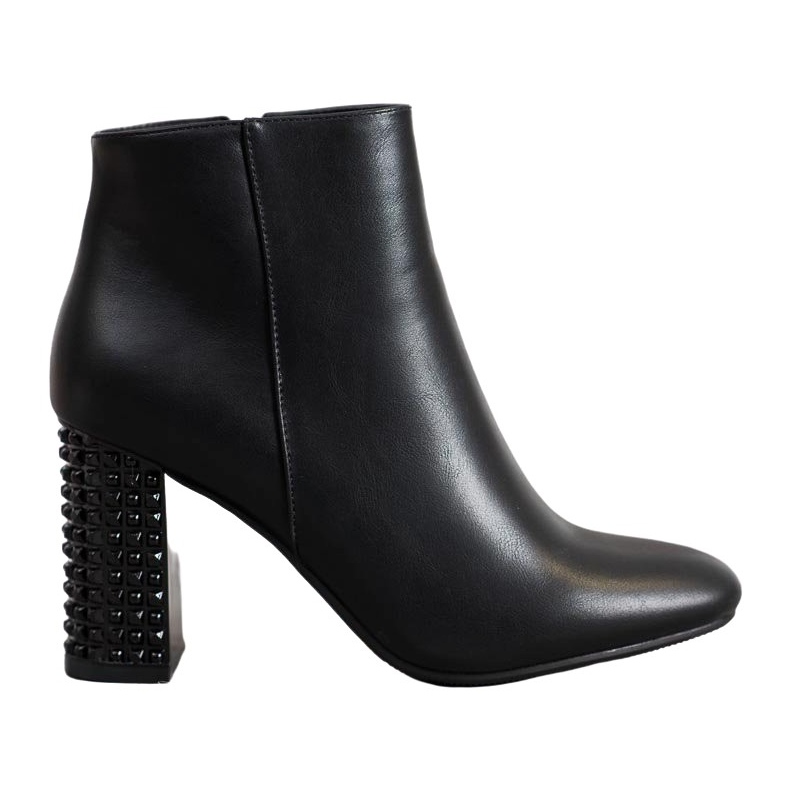 SHELOVET Stivali Con Tacco Decorativo nero