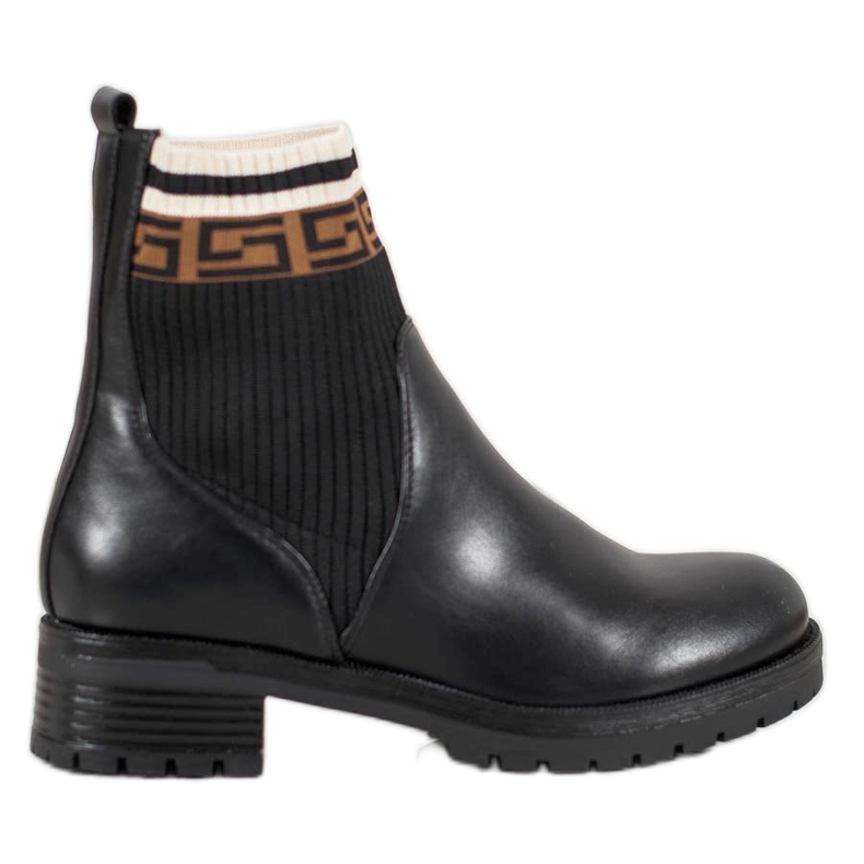 Gogo Stivali slip-on in ecopelle nero
