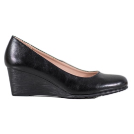 Décolleté classiche sulla zeppa VINCEZA nero