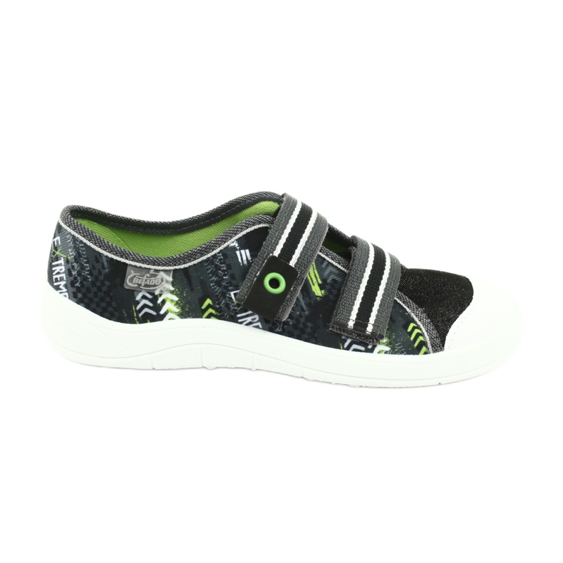 Scarpe per bambini Befado 672Y069 nero grigio verde