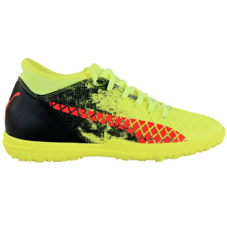 Scarpe da calcio Puma Future 18.4 Tt M 104339 01 multicolore giallo