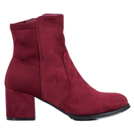 J. Star Stivali bordeaux rosso