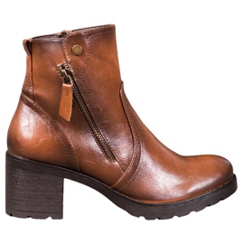 SHELOVET Stivaletti Con Cerniera marrone