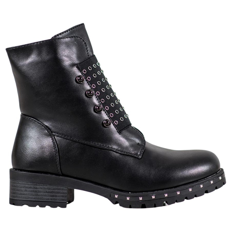 J. Star Lavoratori alla moda con strass nero