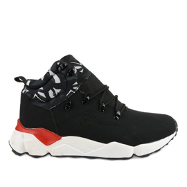 Scarpe sportive isolate F33-1 nere nero
