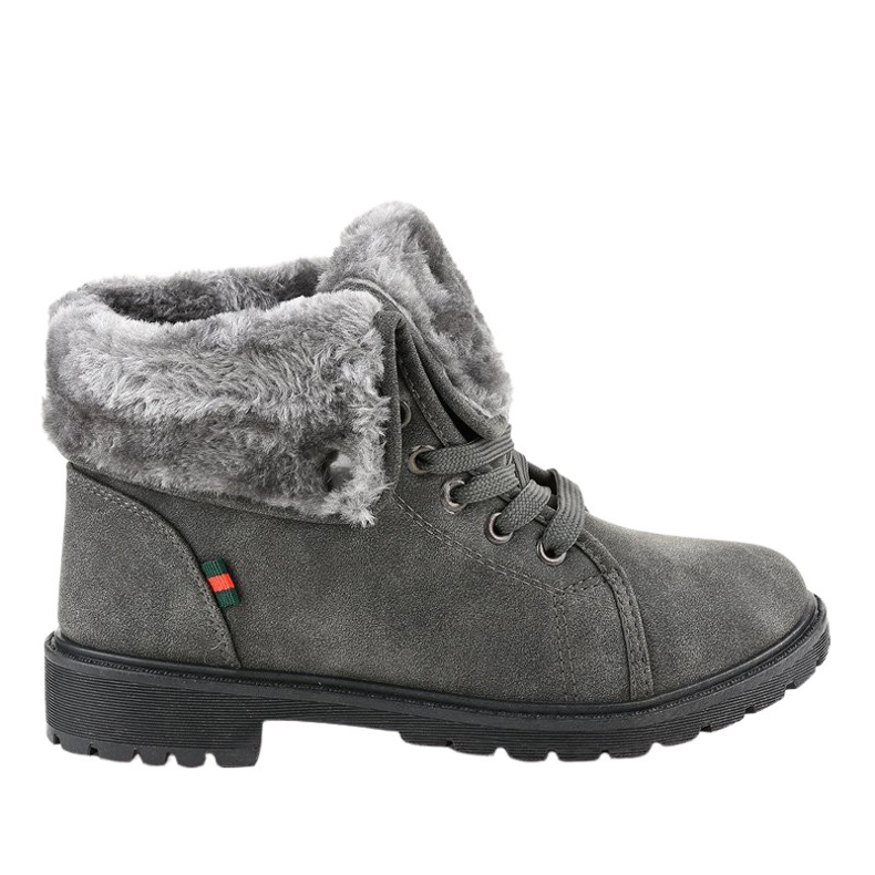 Stivali termici da donna grigi TL54-3 grigio