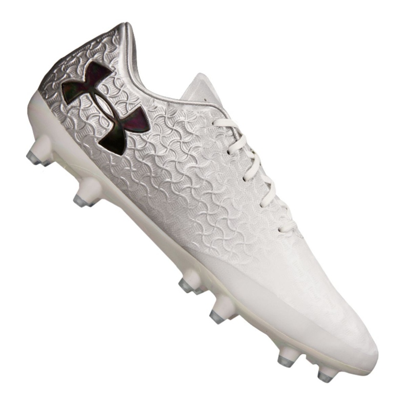 Scarpe da calcio Under Armour Magnetico Pro Fg M 3000 111-100 bianca grigio