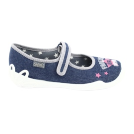 Scarpe per bambini Befado 114Y369 blu rosa grigio