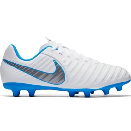 Nike Tiempo Legend 7 Club Fg Jr AH7255 107 scarpe da calcio multicolore bianco