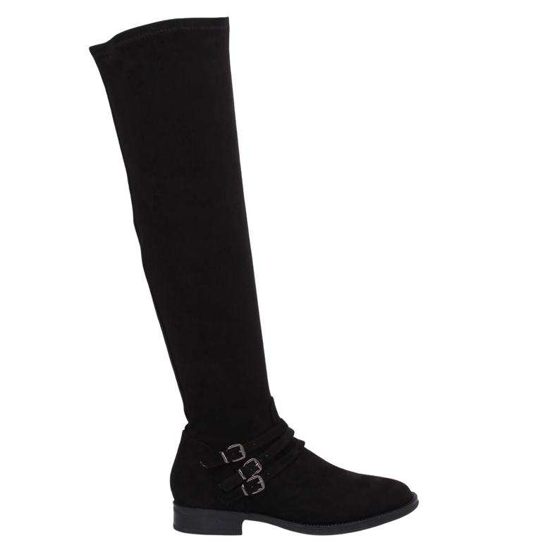 Stivali in camoscio nero K1807811 Negro