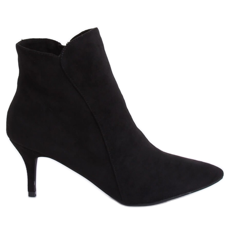 Stivali neri su un tacco basso K1906806 Negro nero