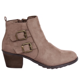 Stivali beige con tacco alto K1809305 Taupe