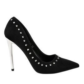 Décolleté nere sul tallone NF-04 nero