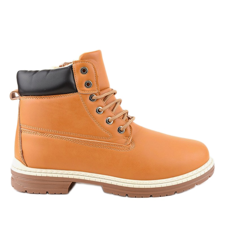 Stivali da neve isolati marroni C-9U5-8 marrone