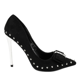 Décolleté nere sul tacco NF-05 nero