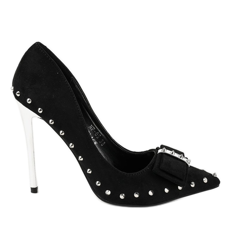 Décolleté nere sul tacco NF-05 nero