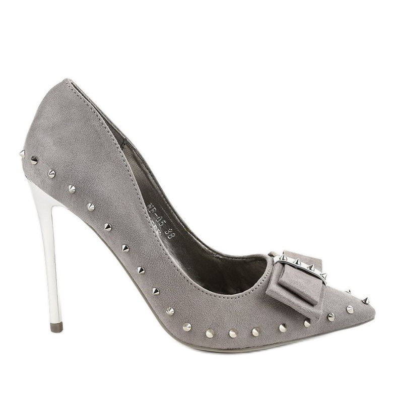 Décolleté grigie sul tallone NF-05 grigio