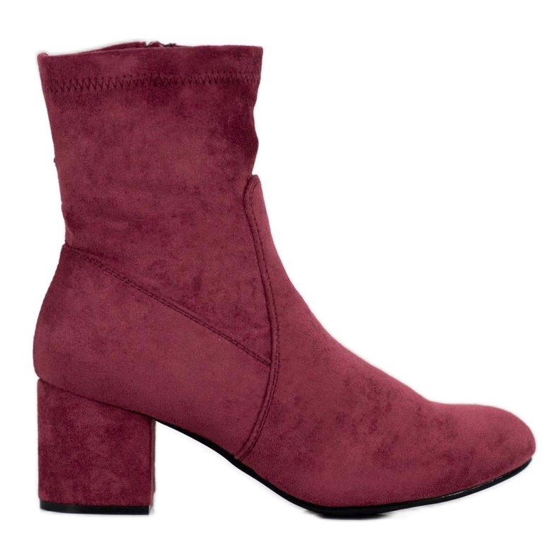 J. Star Stivali bordeaux classici rosso