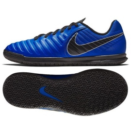Nike Tiempo Legend 7 Club Ic Jr AH7260 400 scarpe da calcio blu navy blu