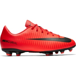 Scarpa Nike Mercurial Victory Vi Fg Jr 831945 616 arancia rosso