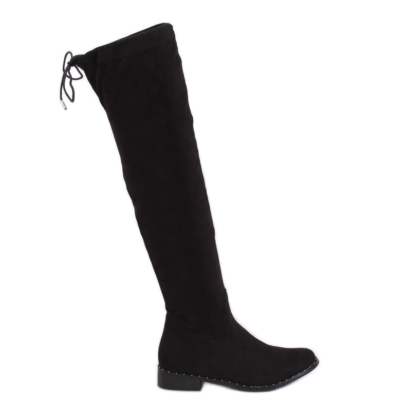 Stivali in camoscio nero QT04P Black II Quality