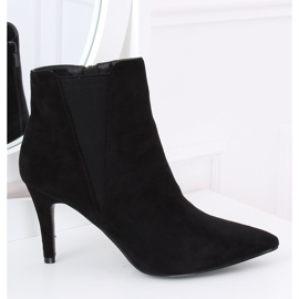 Stivali Jodhpur neri su suede nero TX-1852 Nero