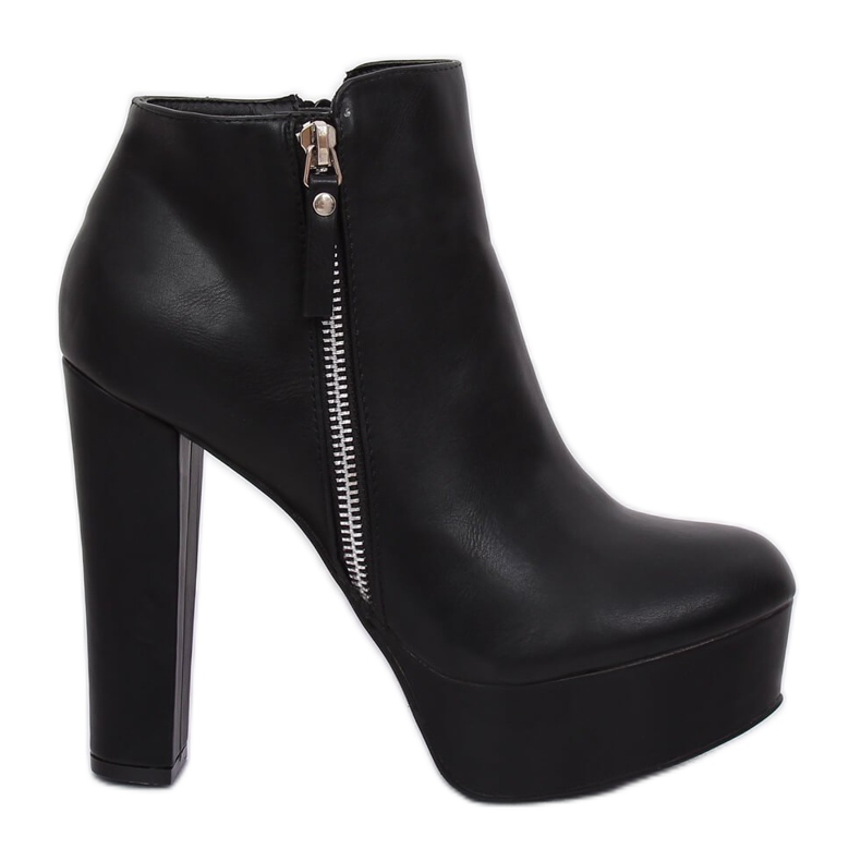 Stivali con plateau neri KK28P Black Ii Genre nero
