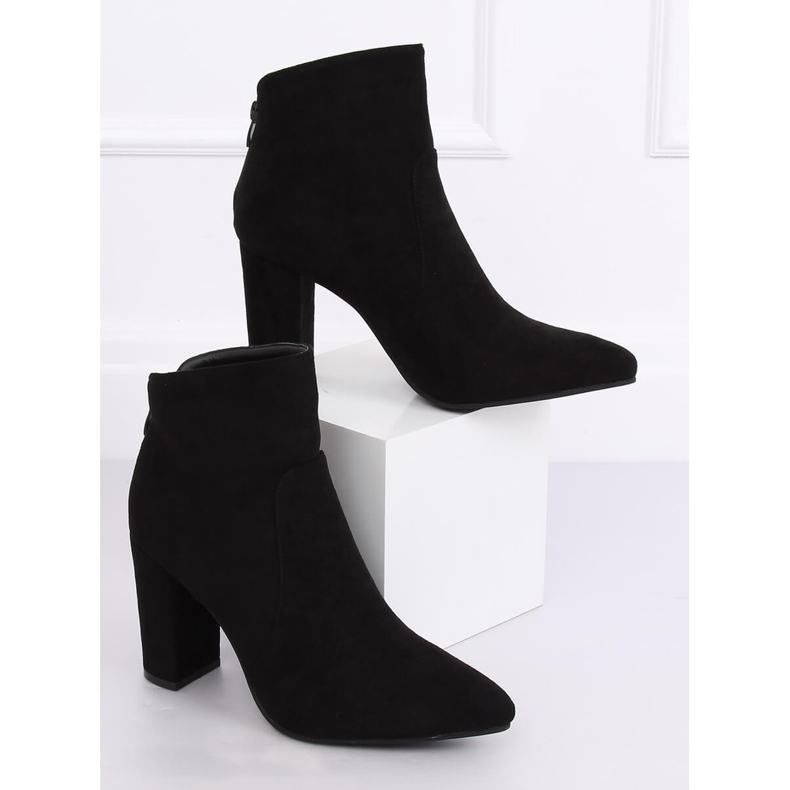 Stivali neri con tacco alto TX-1802 Black nero
