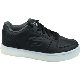 Scarpe Skechers Energy Lights Jr 90601L-BLK nero