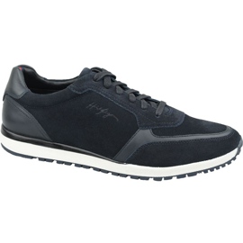 Scarpe Tommy Hilfiger Premium Suede Runner M FM0FM02551 Cki blu navy