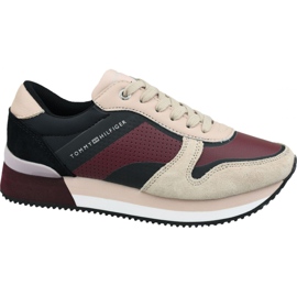 Tommy Hilfiger Active City Sneaker W FW0FW04304 674 scarpe rosso multicolore