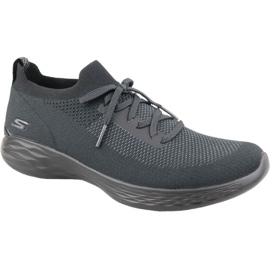 Skechers You Shine Scarpe da ginnastica W 14957-BKGY grigio