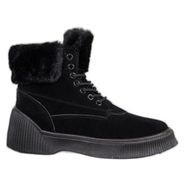 SHELOVET Taperki alla moda sulla piattaforma nero
