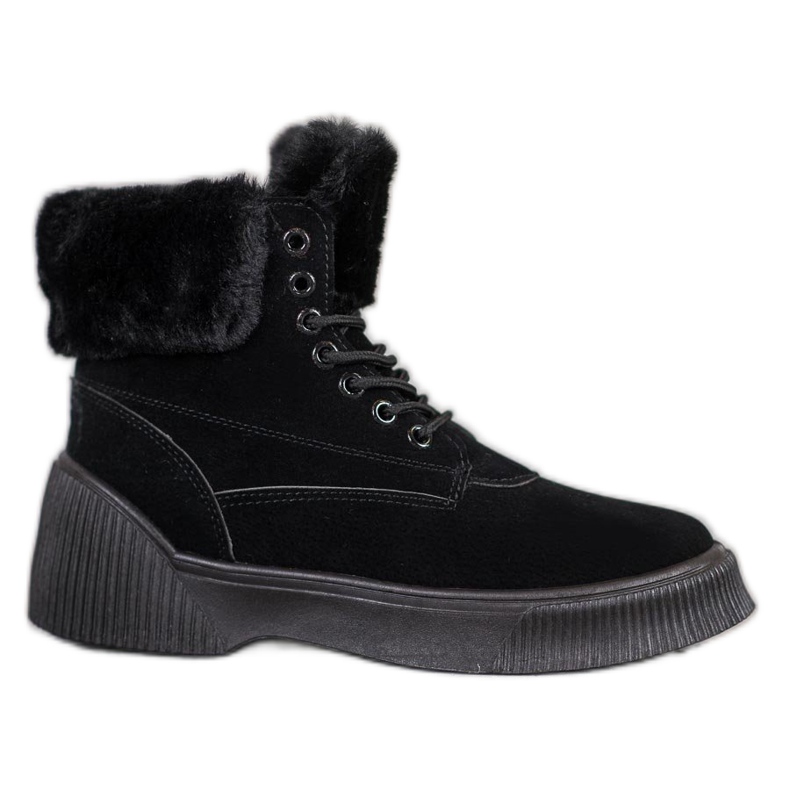 SHELOVET Taperki alla moda sulla piattaforma nero