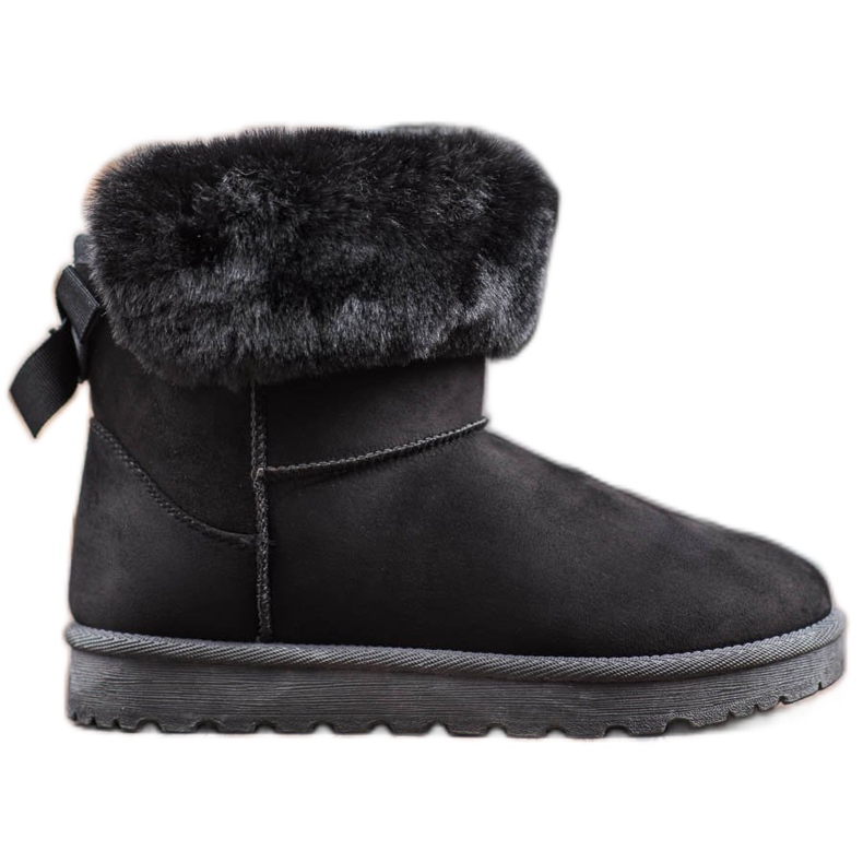 SHELOVET Mukluki con pelliccia nero