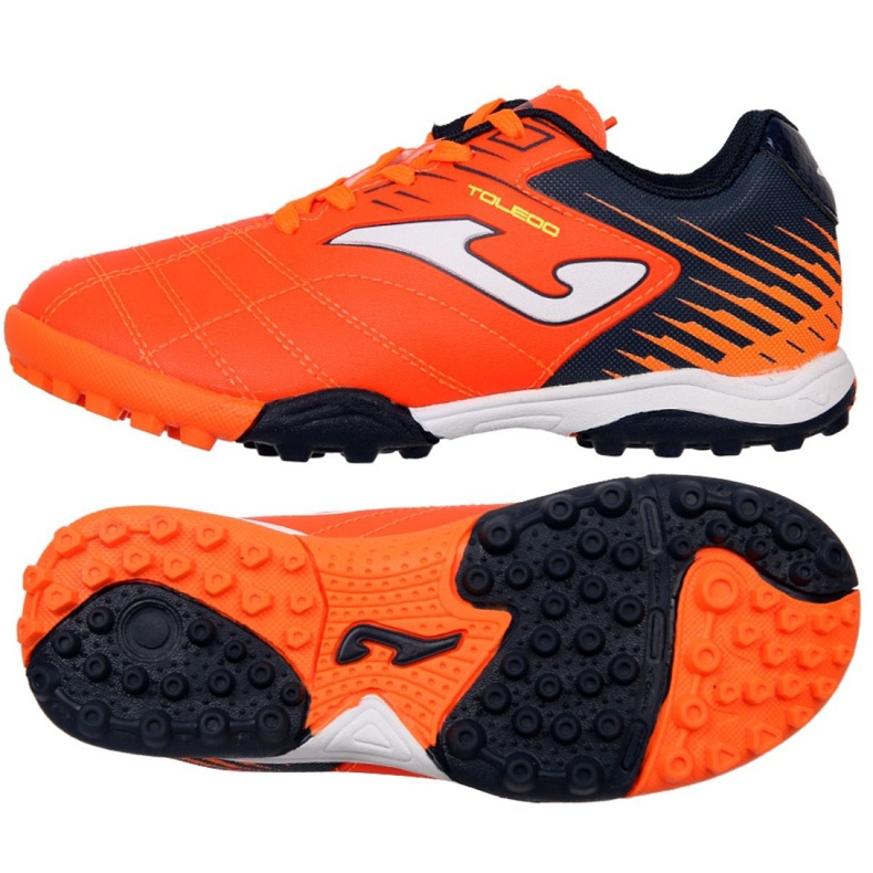 Scarpe da calcio Joma Toledo 2008 Tf Jr TOJS.2008.TF multicolore arancia