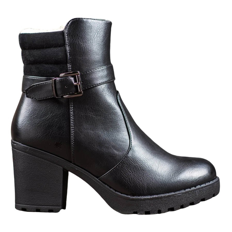 J. Star Comodi stivali in ecopelle nero