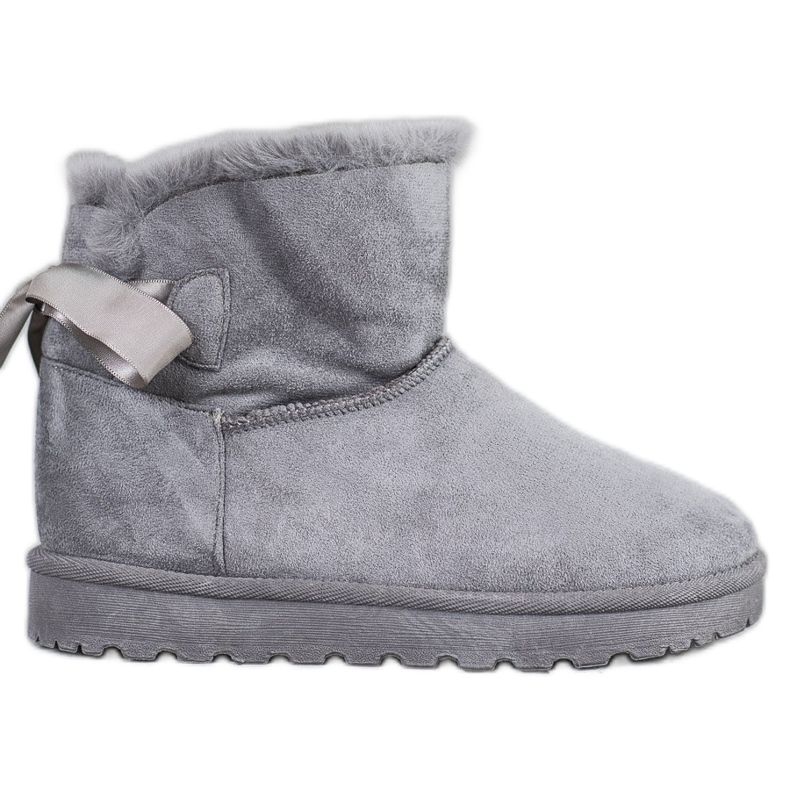SHELOVET Mukluki caldo con fiocco grigio