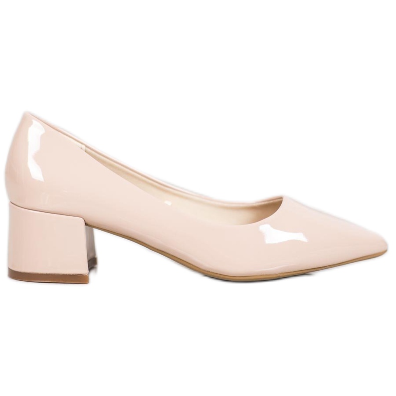 Décolleté laccate VINCEZA beige