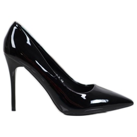 SHELOVET Décolleté laccate nero