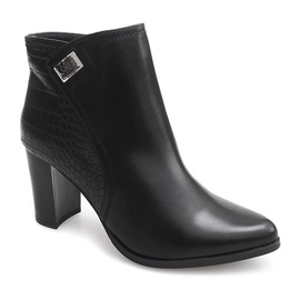 Stivali Sul Tacco 6315 Nero