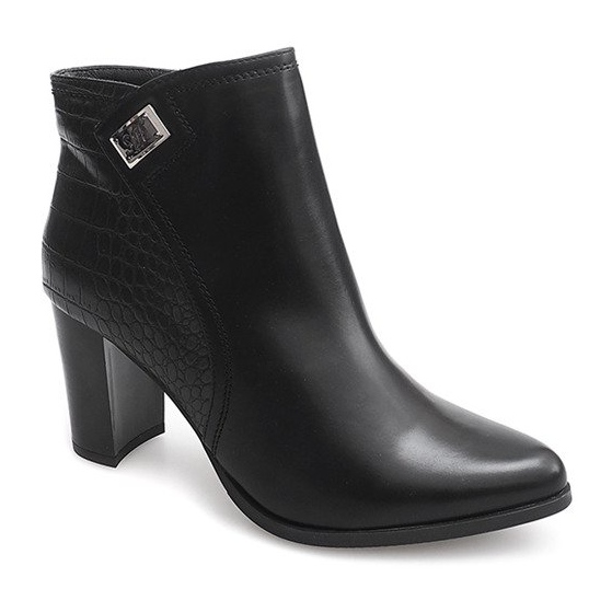 Stivali Sul Tacco 6315 Nero
