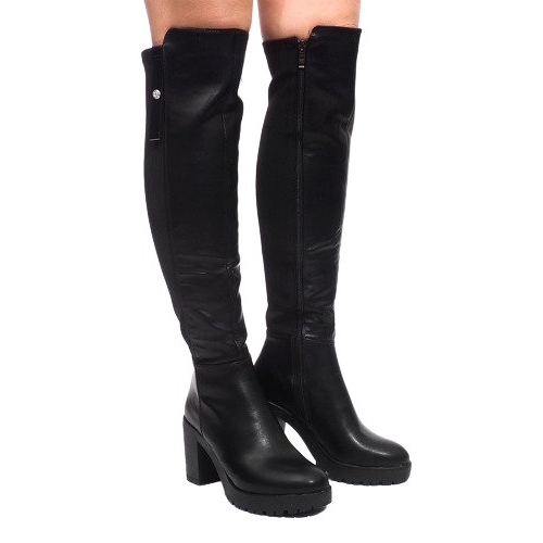 Stivali sul tallone ES8515 Nero
