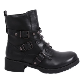 Stivali militari neri Z195 Black nero