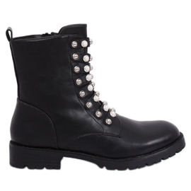 Stivali neri militari 7671-PA Black nero