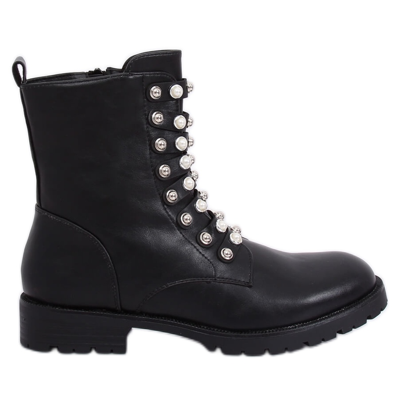 Stivali neri militari 7671-PA Black nero