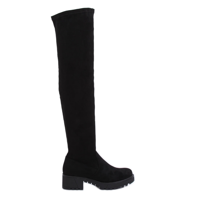Stivaletti in camoscio nero 8056-GG Black