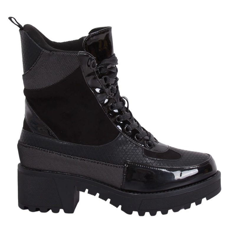 Scarpe con suola alta NS067 Nero