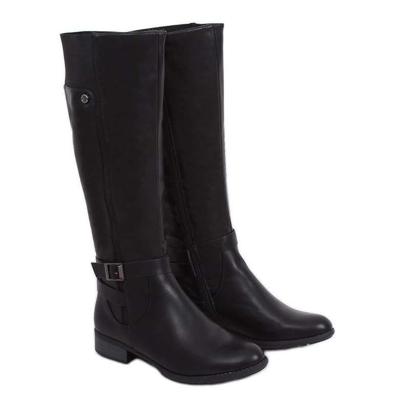 Stivali neri isolati SG-226 Black nero
