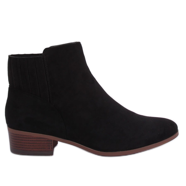 Stivaletti Chelsea in camoscio nero 7967-PA Nero